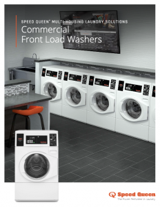 Speed Queen® Multi-Housing Laundry Solutions Commercial Front Load Washers Brochure