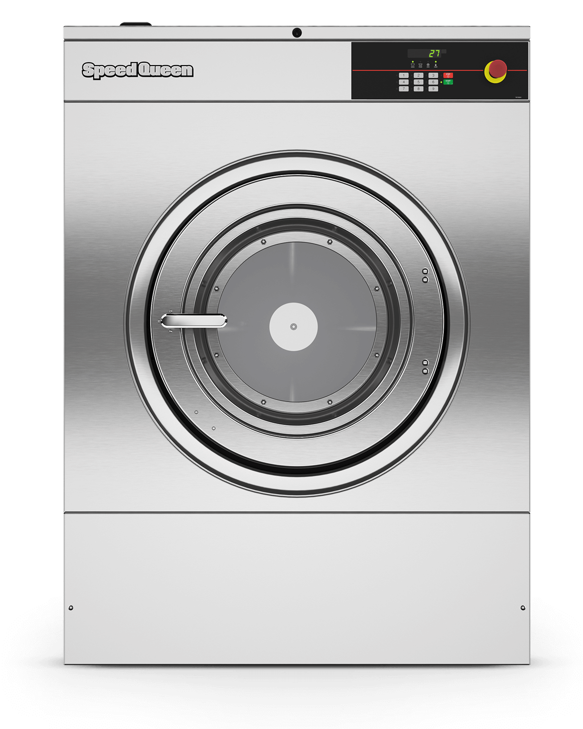 Front_Commercial_WE front view of washer extractor