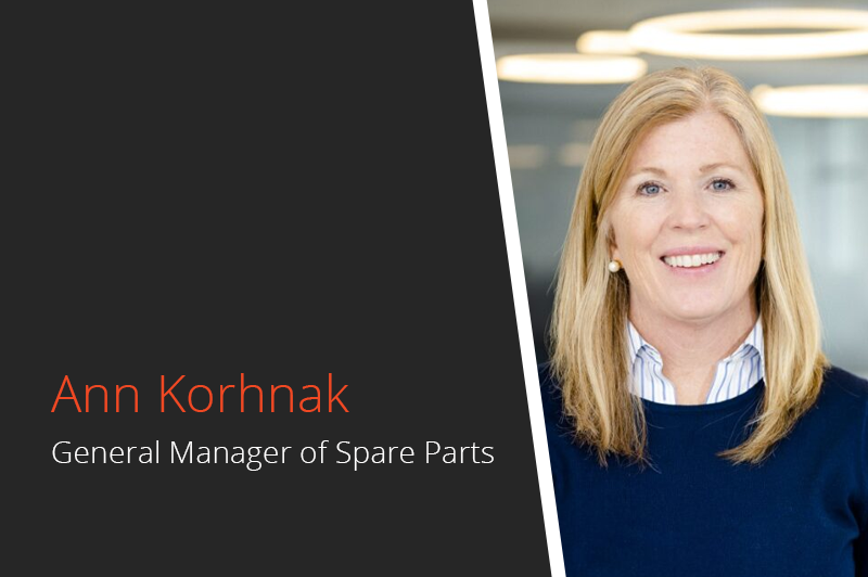 Ann Korhnak, general manager of spare parts